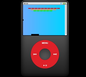 Tanner Villerete iPod click wheel Brick game screenshot