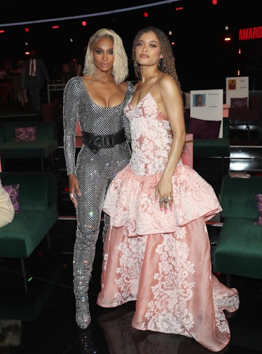 Ciara and Andra Day at the 2021 BET Awards