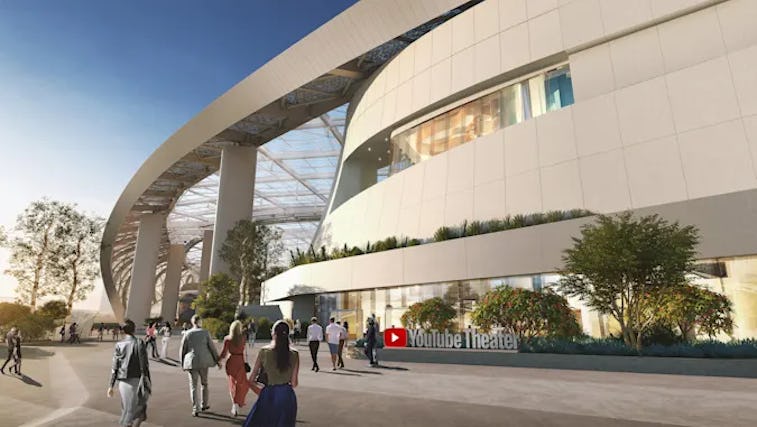 YouTube is opening "YouTube Theater," a 6,000-seat concert venue in Inglewood, California.