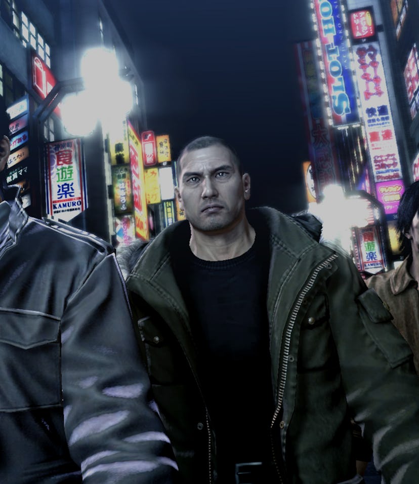 A screenshot from Yakuza 4
