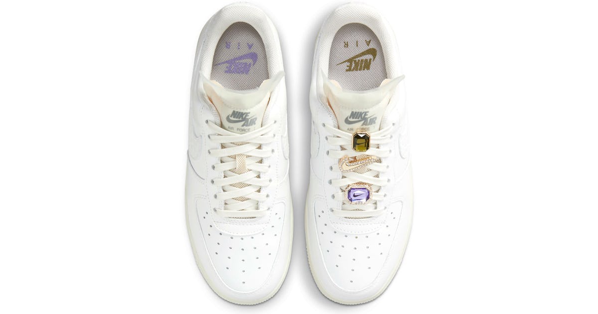 Nike blings out its Air Force 1 with chunky â80s lace gems