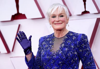 Glenn Close waving