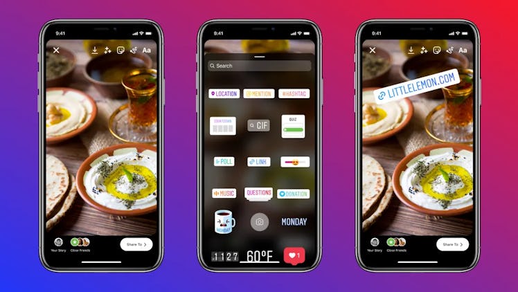 Instagram's link sticker Story test will roll out to a small group of users on June 29.