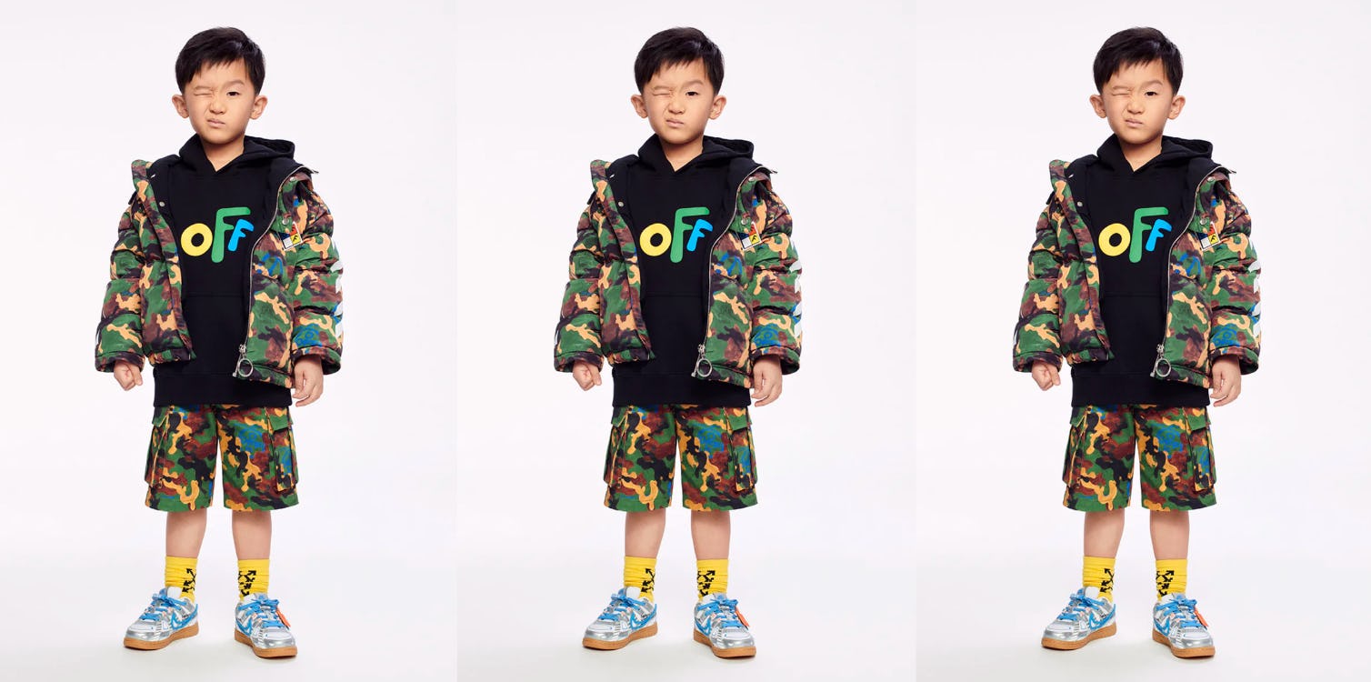 Off white kids clothing best sale