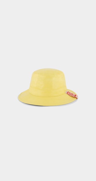 Yellow Ostrich Kezup Hat