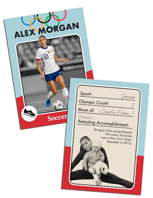 Alex Morgan: Sport: Soccer Olympic count: 2 Mom of: Charlie Elena, 1 (Another) amazing accomplishmen...