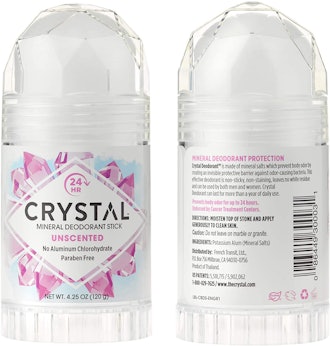 Crystal Mineral Deodorant Stick, Unscented (2-Pack)
