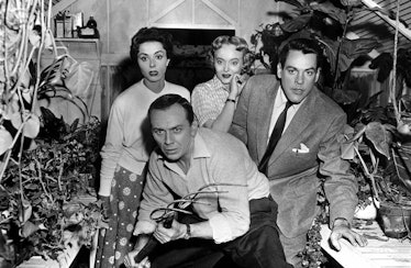 Still from the greenhouse scene in 1956's Invasion of the Body Snatchers
