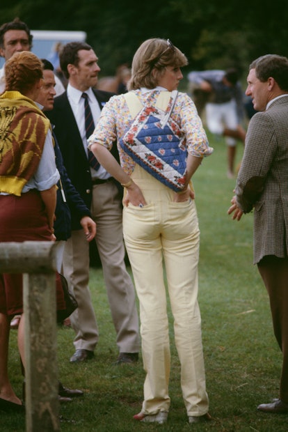 Lady Diana Spencer (later Diana, Princess of Wales, 1961 - 1997) at Cowdray Park Polo Club in Glouce...