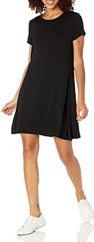 Amazon Essentials Short Sleeve Scoopneck A-line Shirt Dress