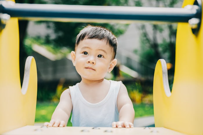 baby at park
