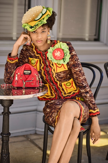 A look from Moschino's Resort 2022 collection.