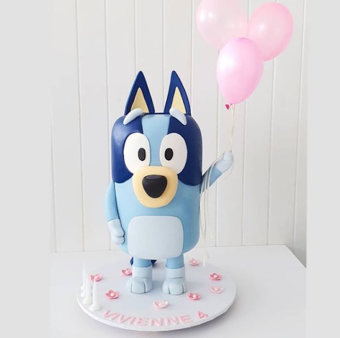 bluey birthday cake