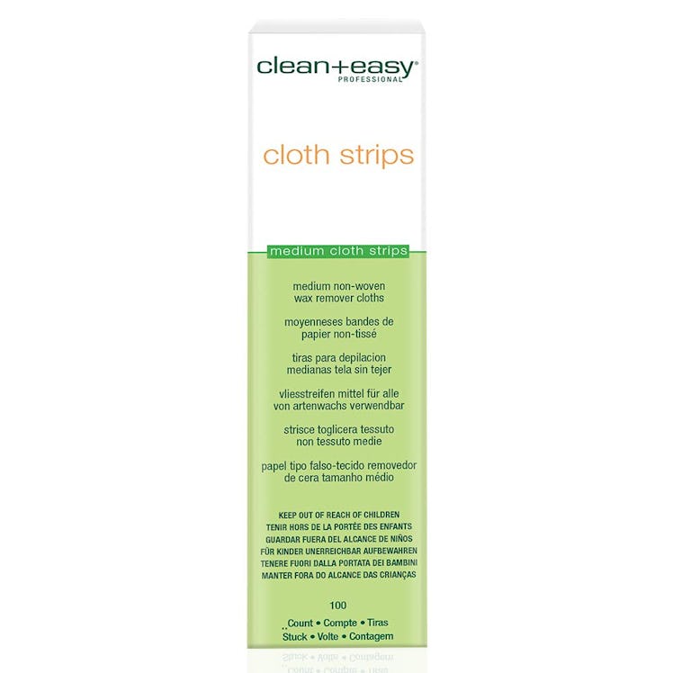 Clean + Easy Medium Cloth Strips for Hair Removal (100-Count)