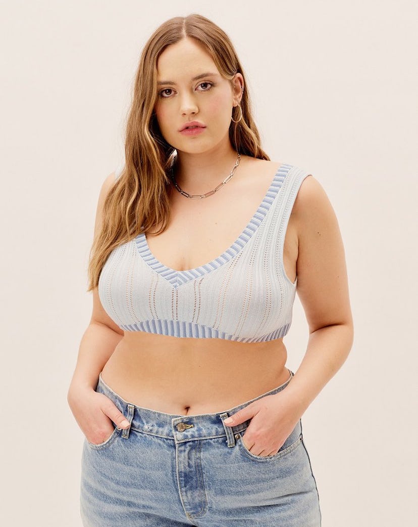 Rhea Pointelle Crop Top