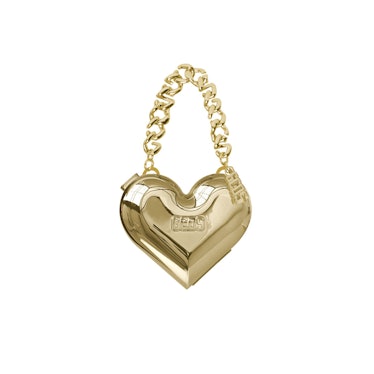 GCDS Heart Gold Bag