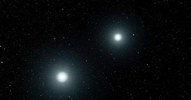 two white dwarf binary pair merger