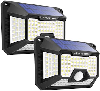 LECLSTAR Solar-Powered Motion-Sensor Lights (2-Pack)