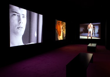 Films by Derek Jarman displayed as part of Luma’s current exhibition.
