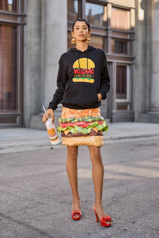 A look from Moschino’s Resort 2022 collection.