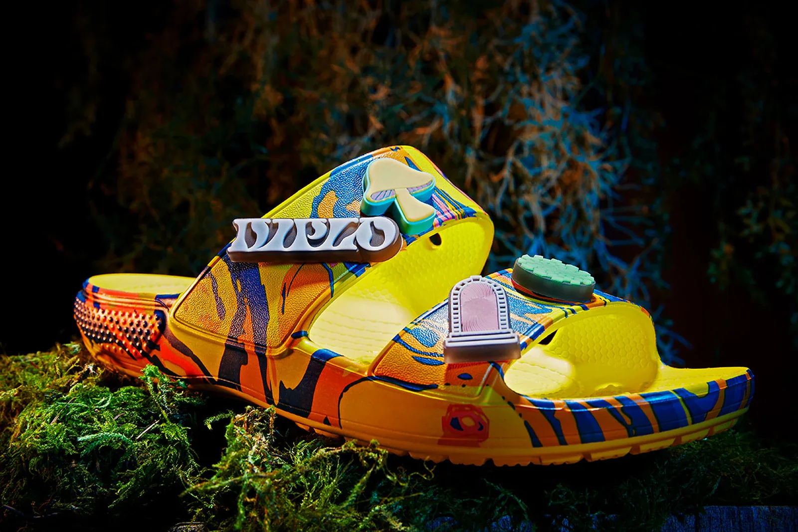 Diplo’s glow-in-the-dark Crocs are a wild psychedelic trip
