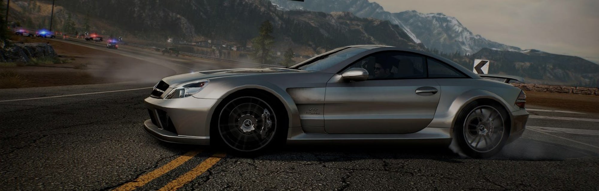 A screenshot of gameplay from Need for Speed: Hot Pursuit remastered
