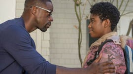 Randall Pearson (Sterling K. Brown) and his daughter Deja (Lyric Ross) on NBC's 'This Is Us' ahead o...