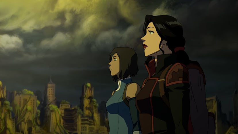 'Legend of Korra' ends with relation with two bisexual women.