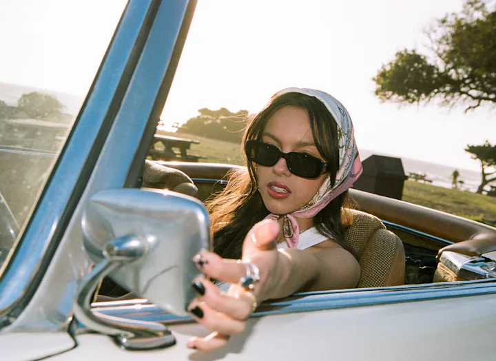 Olivia Rodrigo in the music video for "Deja Vu."