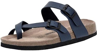 CUSHIONAIRE Luna Cork Comfort+ Sandal