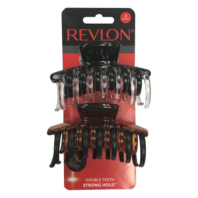 This Revlon set offers the best budget hair clips for thick hair.