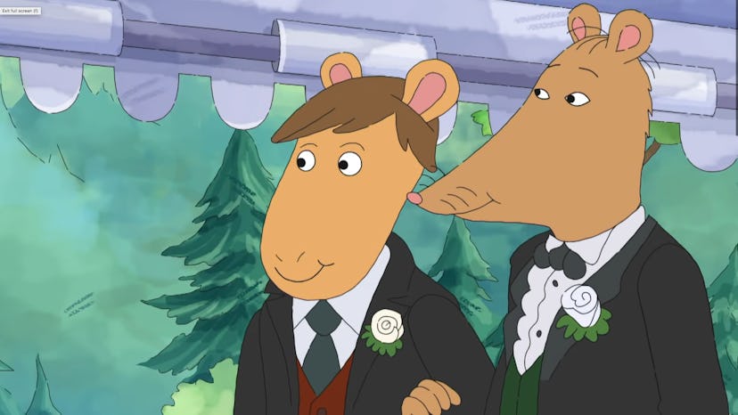Mr. Ratburn's wedding episode made waves in 2019 as an important moment for LGBTQ+ representation fo...