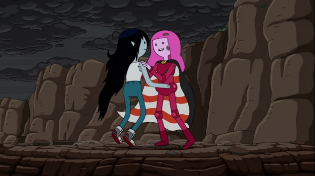 'Adventure Time' revealed that Bubble Gum Princess and Marceline were lesbians in the last episode.