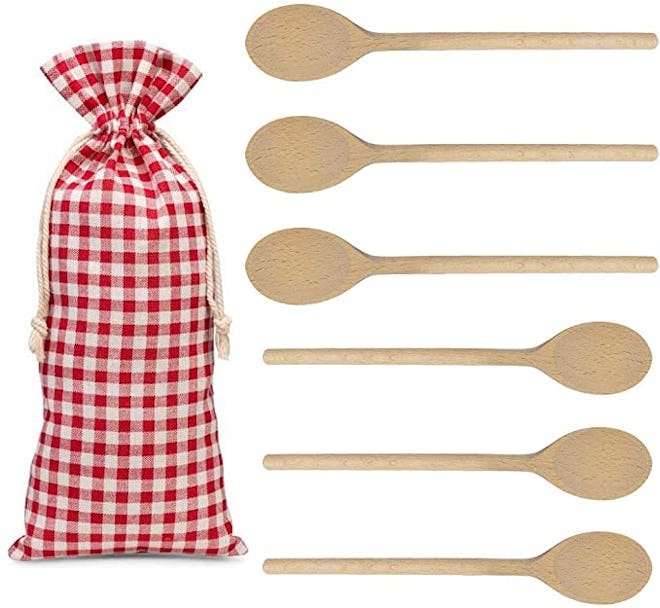 Kutuloo Wood Cooking Spoons (6-Pack)