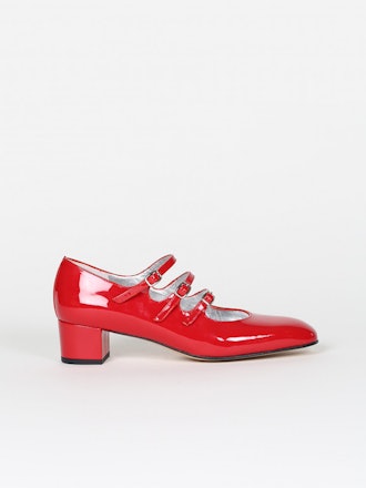 Kina Red Patent Leather Mary Janes