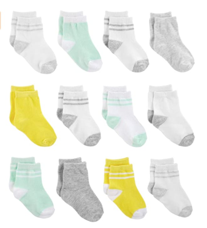 Simple Joys by Carter's Baby Unisex Socks (12-Pack)