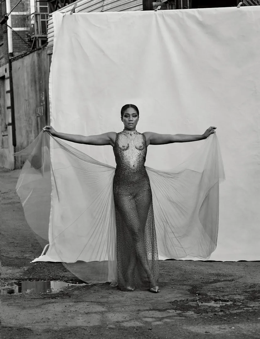 Tiffany Haddish with arms outstretched