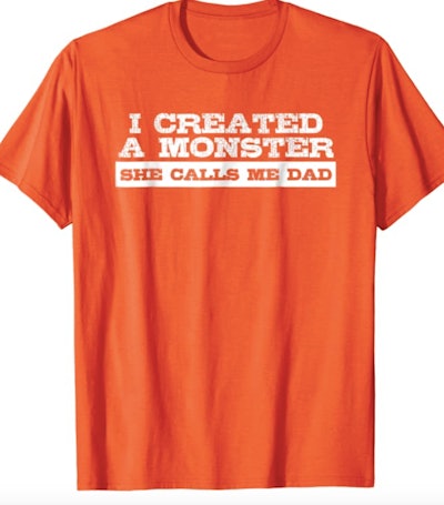 I Created A Monster Shirt is a great first Father's Day shirt