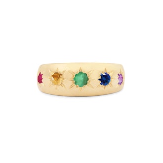 Rainbow Starburst Ring