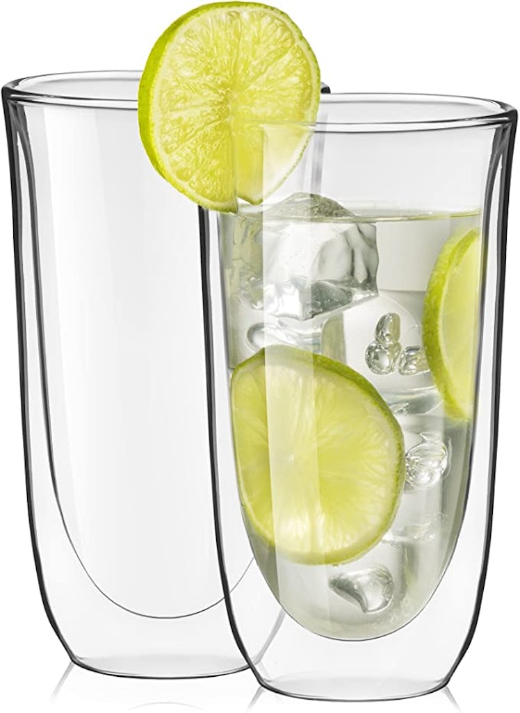 JoyJolt Spike Double Wall Glasses (2-Piece)