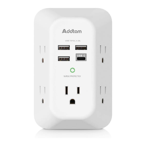 Addtam USB Outlet Extender