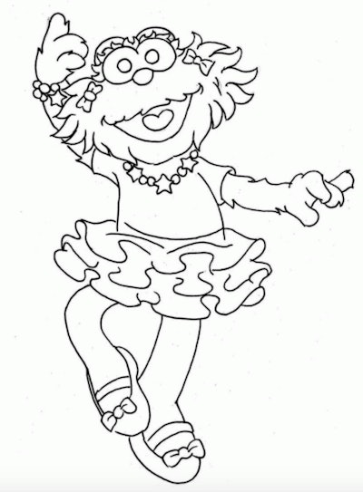 Sesame Street's Abby Cadabby as a ballerina