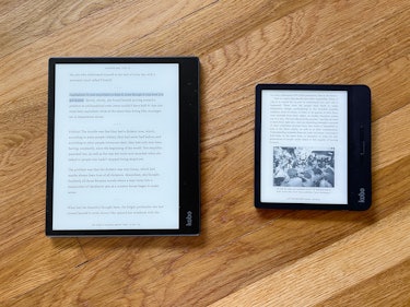 Review: The Kobo Elipsa (left) is a huge e-reader compared to a more standard-sized Kobo Libra H2O (...