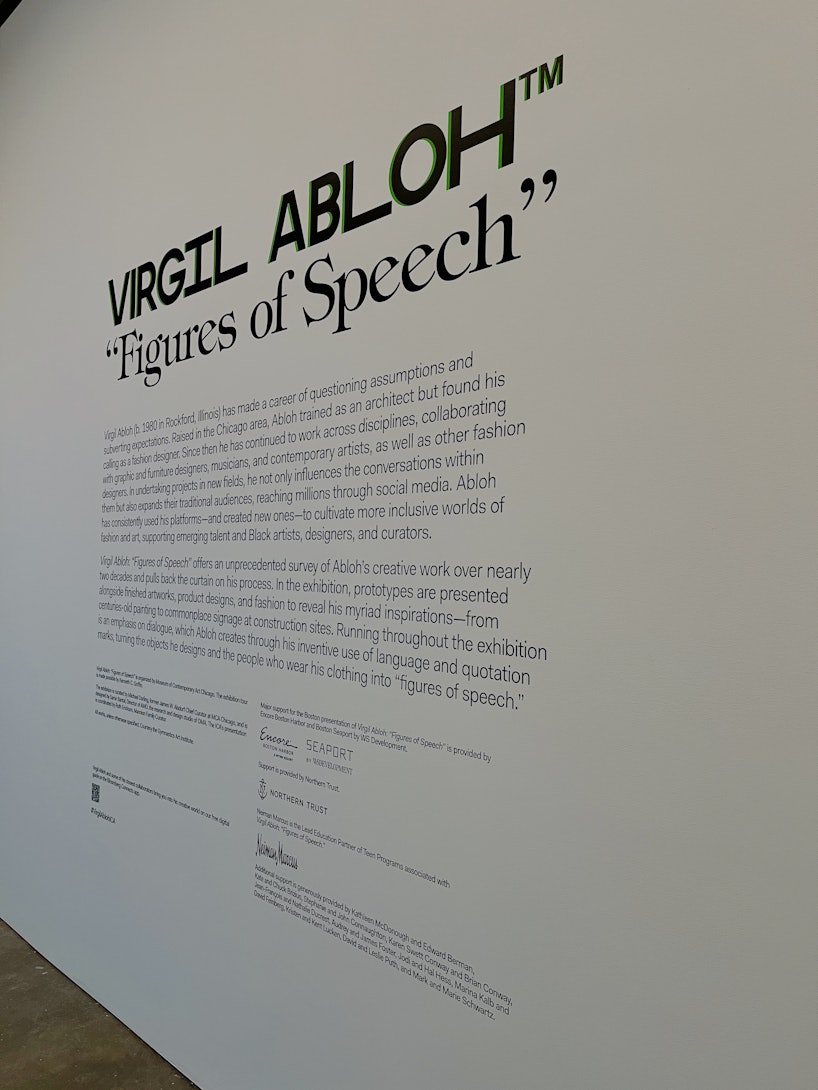 Virgil Abloh Limited Edition 2021 Poster ICA Museum