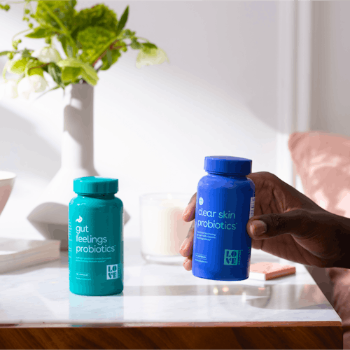 Love Wellness just launched two new types of probiotic supplements.