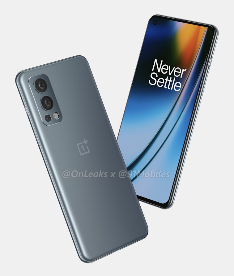 OnePlus Nord 2 leaked renders by OnLeaks and 91mobiles. Announcement on July 9. Price. Release date.