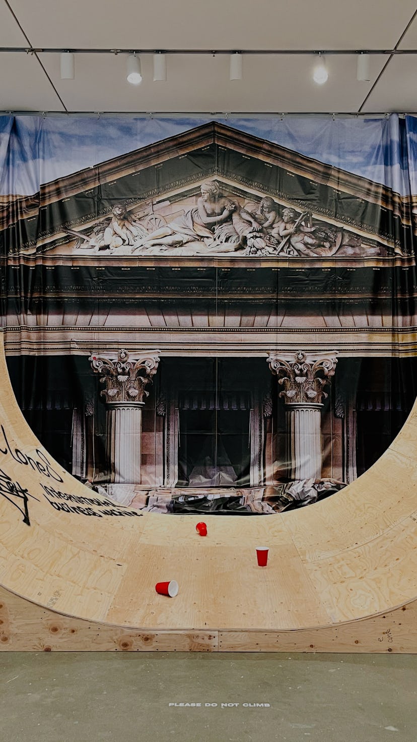 Virgil Abloh Figures of Speech exhibition Church & State pop-up shop ICA Boston