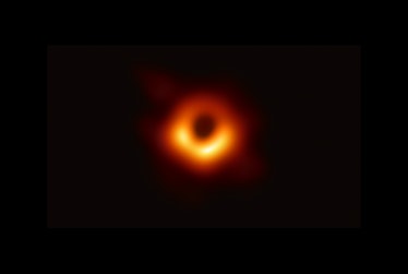 The first image of a black hole and its shadow, taken in 2019. 