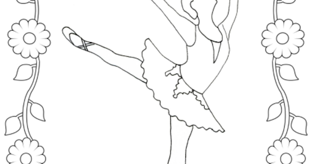 25 Free Ballerina Coloring Pages You Can Print From Home