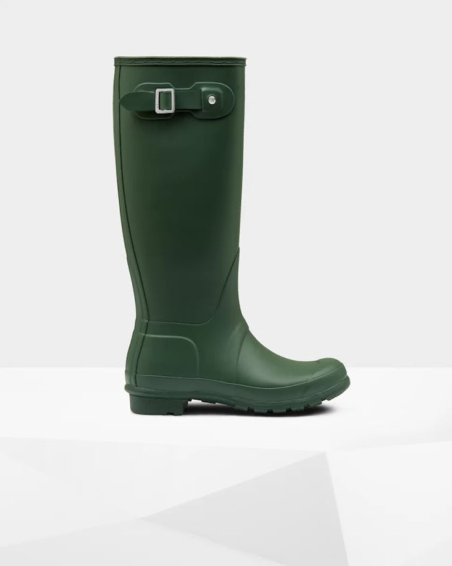 Original Tall Rain Boots: Hunter Green